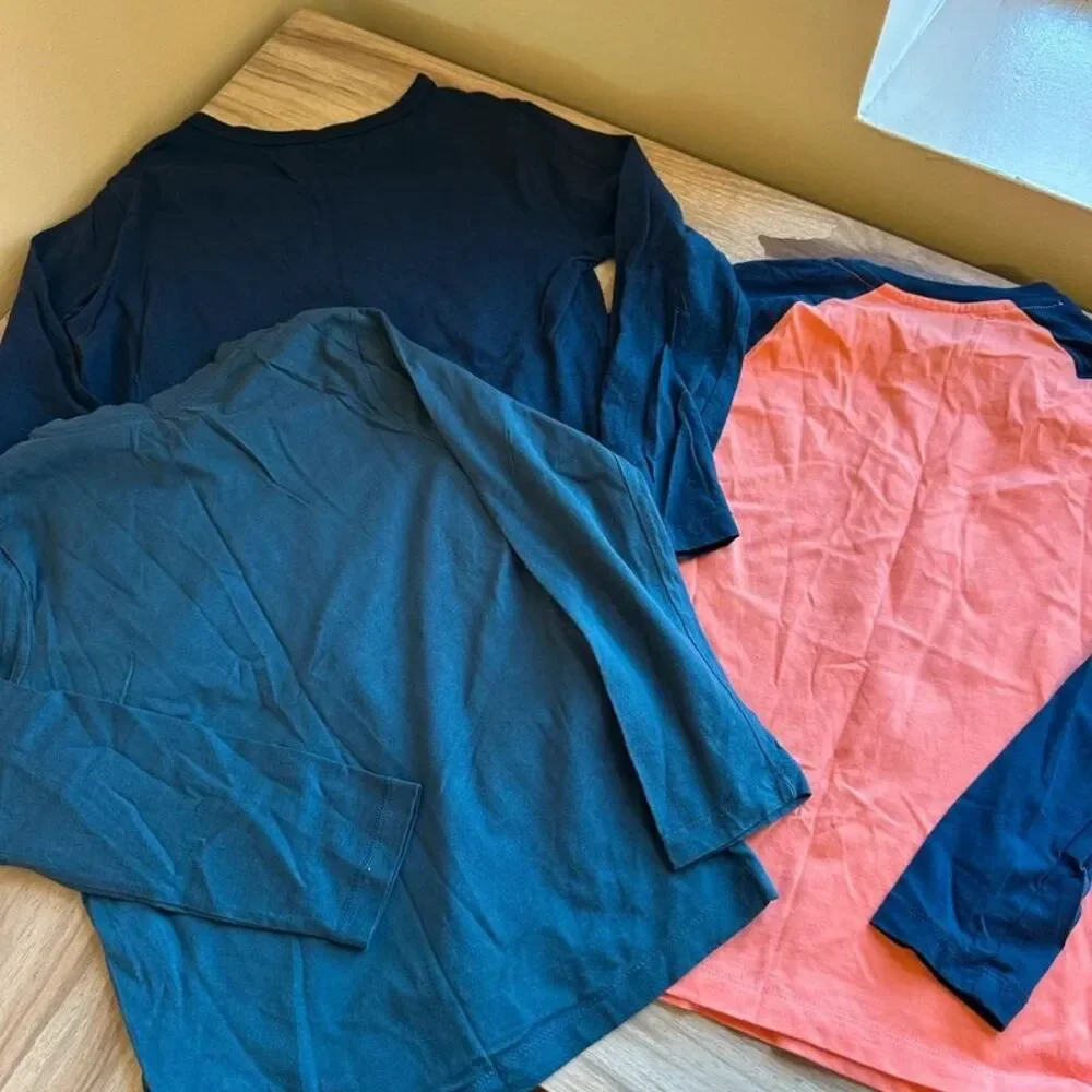 Boys Long Sleeve Shirts Lot size 6-7 S NASA Gap Spotted Zebra Amazo
